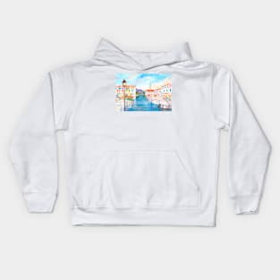 Empuriabrava. Carrer Port Rhodes Kids Hoodie